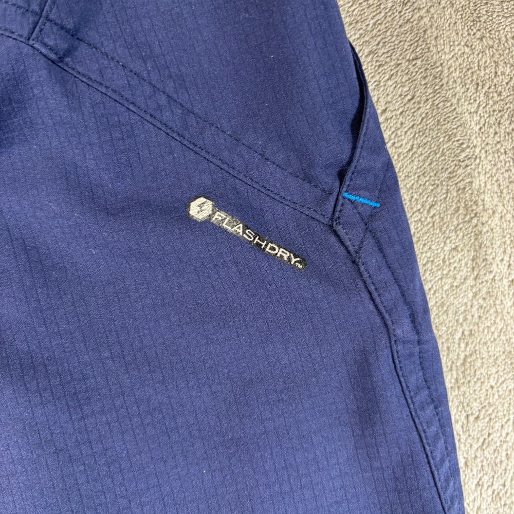 The North Face FlashDry Athletic Shorts Mens Medium Navy Blue Excellent Ripstop - Picture 5 of 7